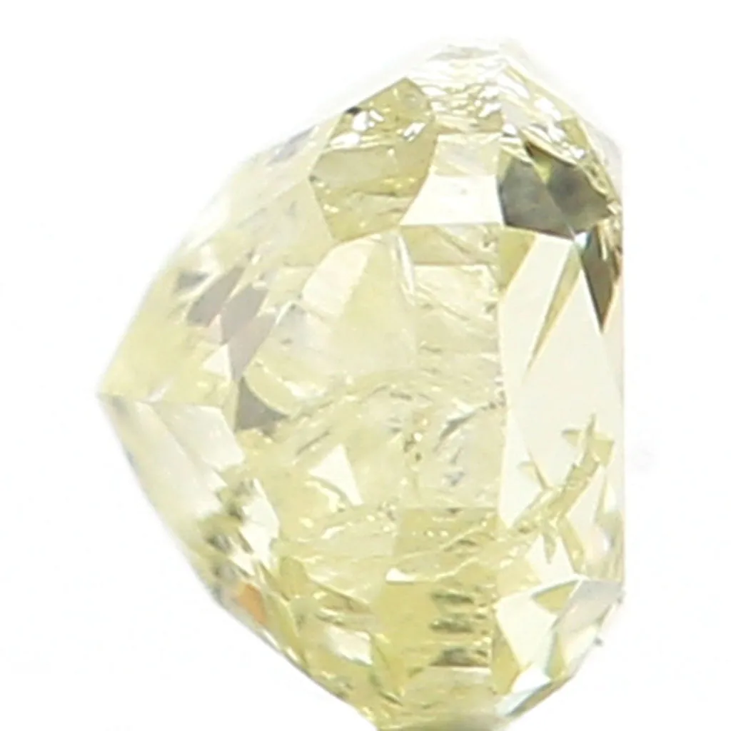 0.13 Ct Natural Loose Diamond, Cushion Diamond, Yellow Diamond, Polished Diamond, Real Diamond, Rustic Diamond, Antique Diamond 