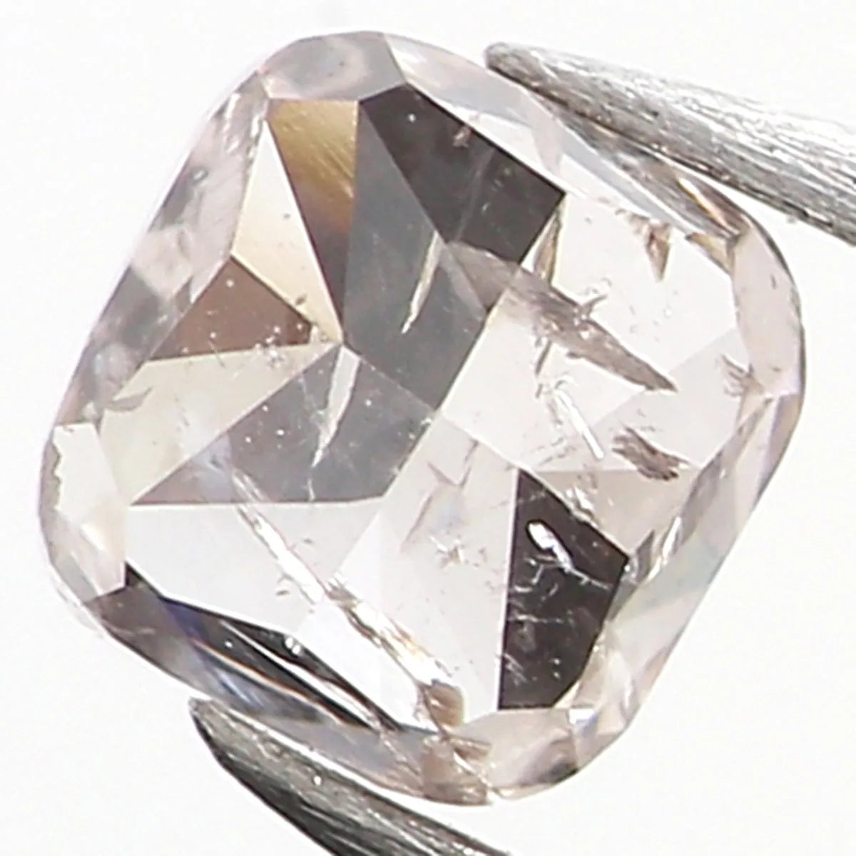 0.15 Ct Natural Loose Diamond, Cushion Diamond, Brown Diamond, Polished Diamond, Real Diamond, Rustic Diamond, Antique Diamond L