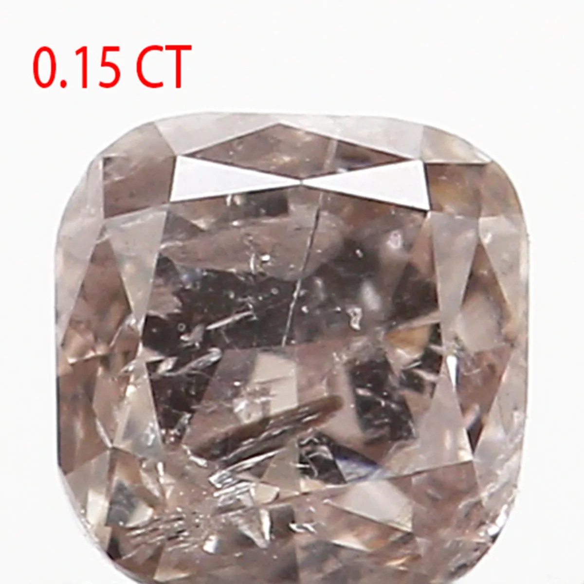 0.15 Ct Natural Loose Diamond, Cushion Diamond, Brown Diamond, Polished Diamond, Real Diamond, Rustic Diamond, Antique Diamond L