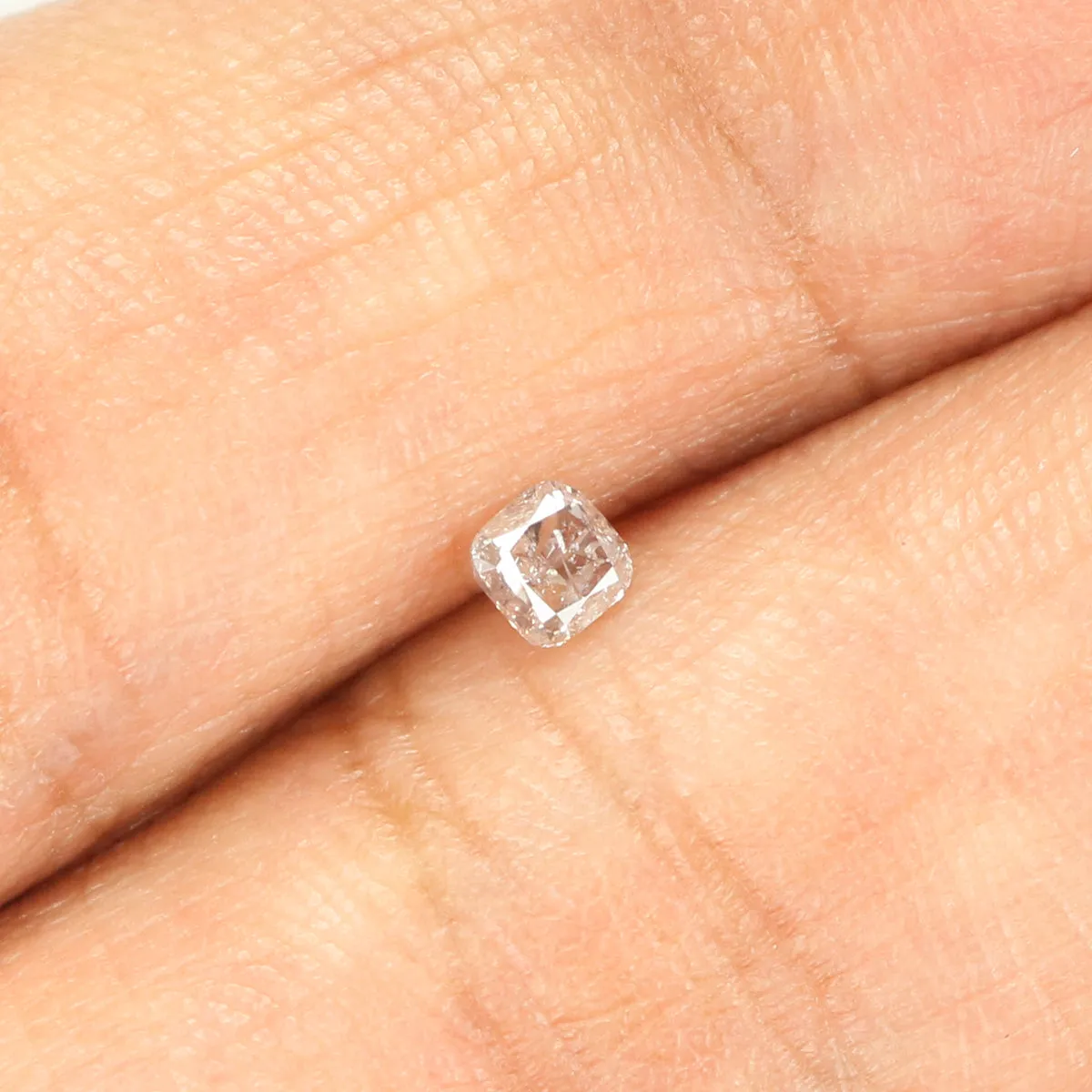 0.15 Ct Natural Loose Diamond, Cushion Diamond, Brown Diamond, Polished Diamond, Real Diamond, Rustic Diamond, Antique Diamond L