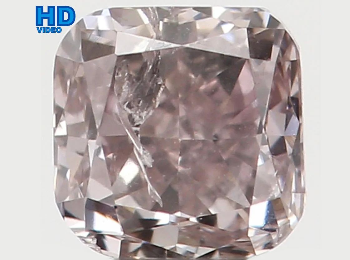 0.16 Ct Natural Loose Diamond, Cushion Diamond, Brown Diamond, Polished Diamond, Real Diamond, Rustic Diamond, Antique Diamond L