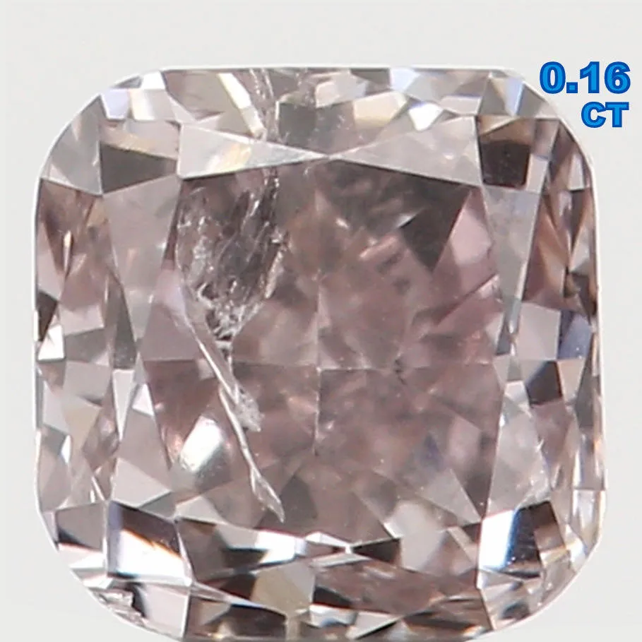 0.16 Ct Natural Loose Diamond, Cushion Diamond, Brown Diamond, Polished Diamond, Real Diamond, Rustic Diamond, Antique Diamond L