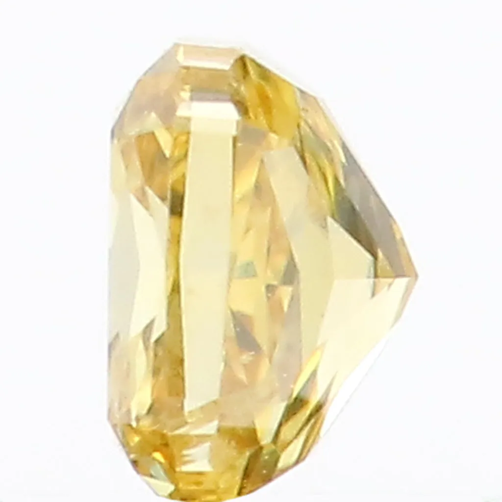 0.17 Ct Natural Loose Diamond Cushion Yellow Color SI2 Clarity 3.30 MM L8639