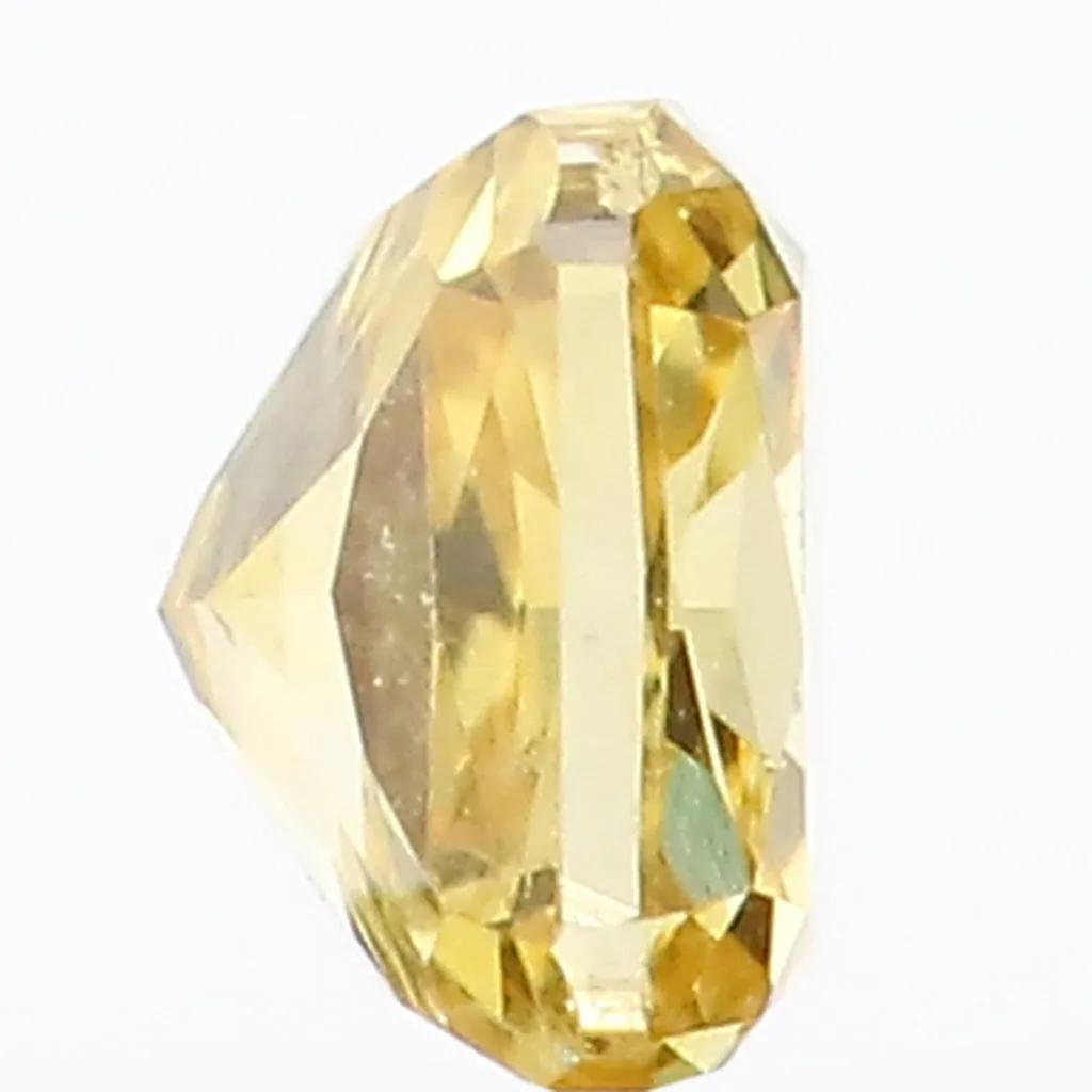 0.17 Ct Natural Loose Diamond Cushion Yellow Color SI2 Clarity 3.30 MM L8639