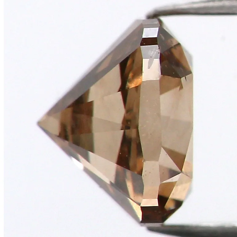 0.47 Ct Natural Loose Diamond, Cushion Diamond, Brown Diamond, Polished Diamond, Real Diamond, Rustic Diamond, Antique Diamond L