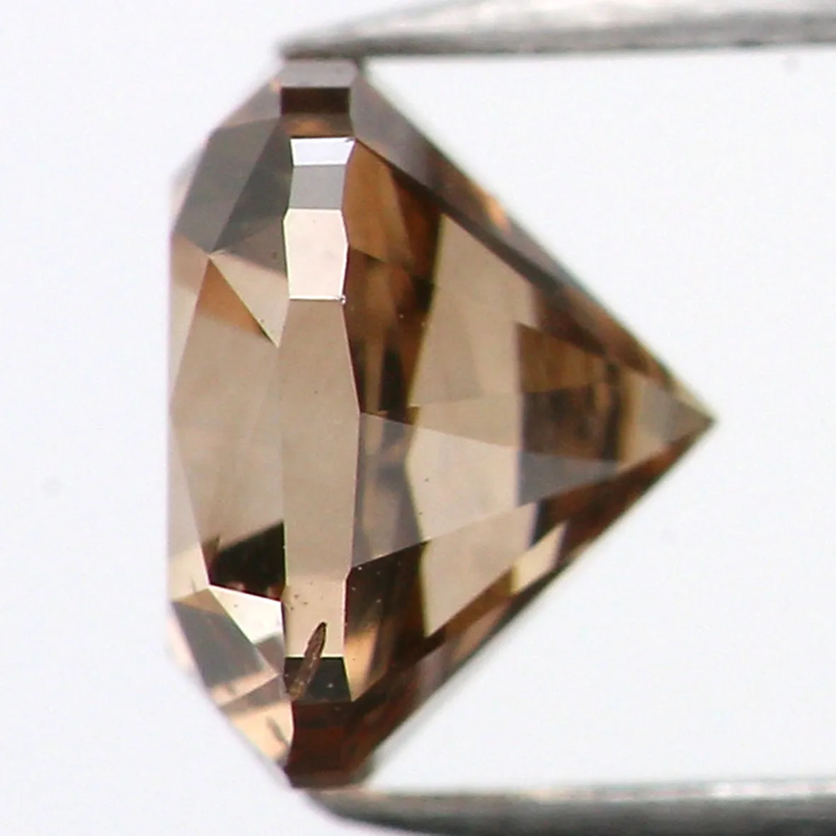 0.47 Ct Natural Loose Diamond, Cushion Diamond, Brown Diamond, Polished Diamond, Real Diamond, Rustic Diamond, Antique Diamond L