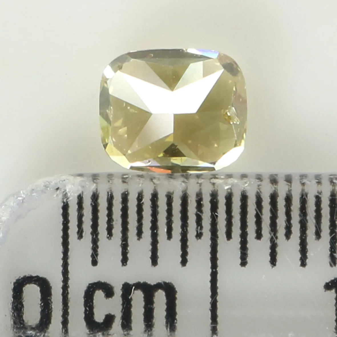 0.62 Ct Natural Loose Diamond, Cushion Diamond, Brown Diamond, Green Diamond, Antique Diamond, Rustic Diamond, Real Diamond L572