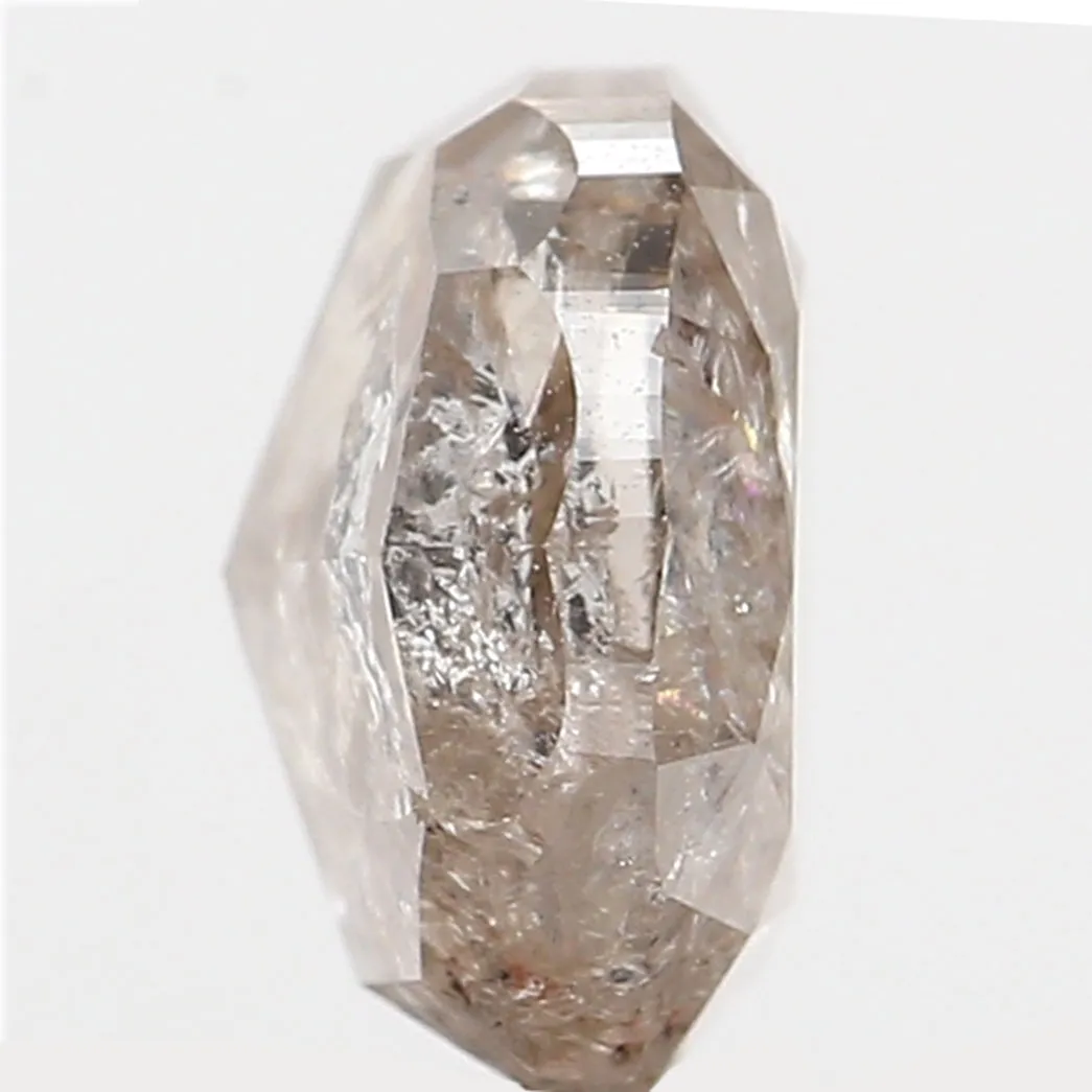 0.69 Ct Natural Loose Diamond, Oval Diamond, Grey Diamond, Yellow Diamond, Antique Diamond, Rustic Diamond, Real Diamond L5970