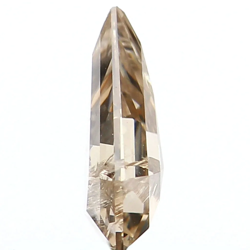 0.69 Ct Natural Loose Diamond, Shield Cut Diamond, Brown Color Diamond, Rose Cut Diamond, Real Rustic Diamond, Antique Diamond L