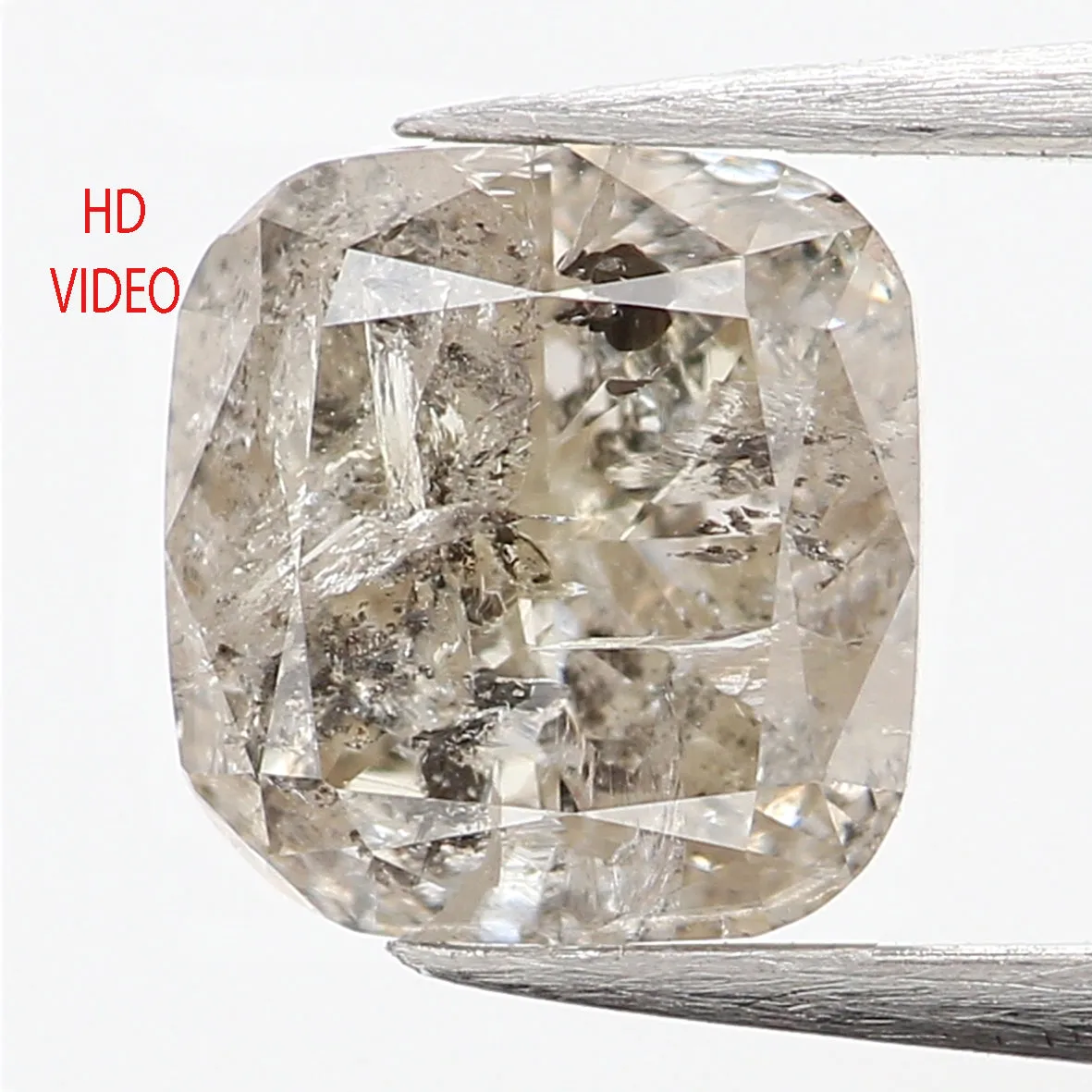 1.01 Ct Natural Loose Diamond, Cushion Diamond, Green Diamond, Polished Diamond, Real Diamond, Rustic Diamond, Antique Diamond L