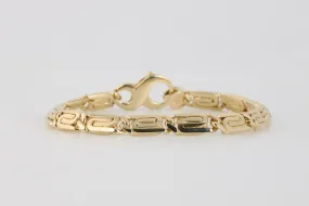 14k Yellow Gold Swirl Design Bracelet (31.41g.)