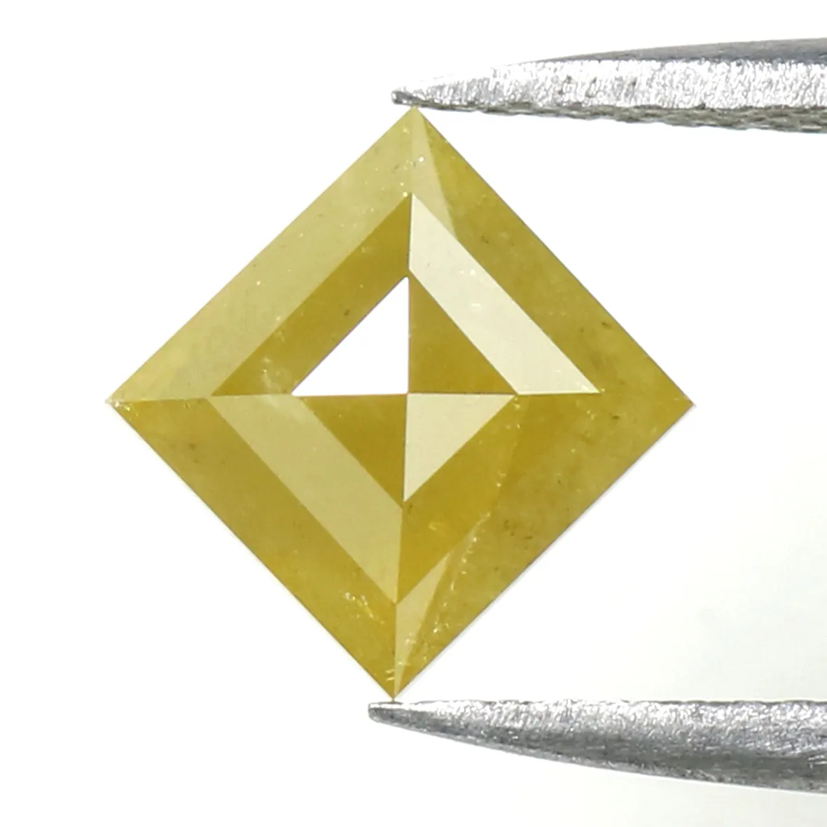 1.53 Ct Natural Loose Diamond, Kite Diamond, Yellow Diamond, Antique Diamond, Kite Cut Diamond, Rustic Diamond, Real Diamond KDL