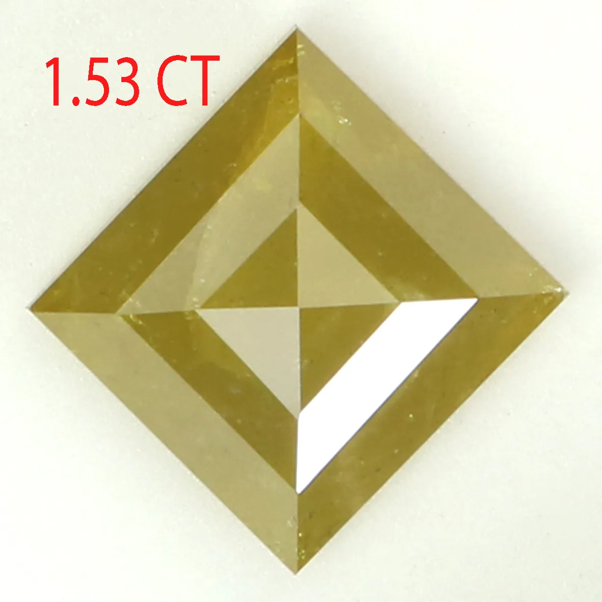 1.53 Ct Natural Loose Diamond, Kite Diamond, Yellow Diamond, Antique Diamond, Kite Cut Diamond, Rustic Diamond, Real Diamond KDL