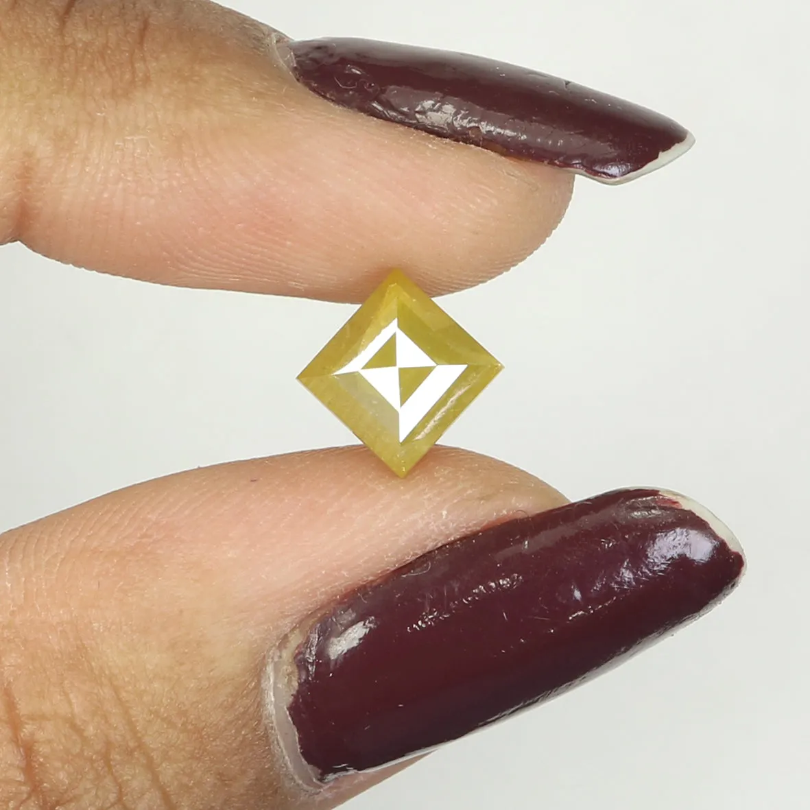 1.53 Ct Natural Loose Diamond, Kite Diamond, Yellow Diamond, Antique Diamond, Kite Cut Diamond, Rustic Diamond, Real Diamond KDL