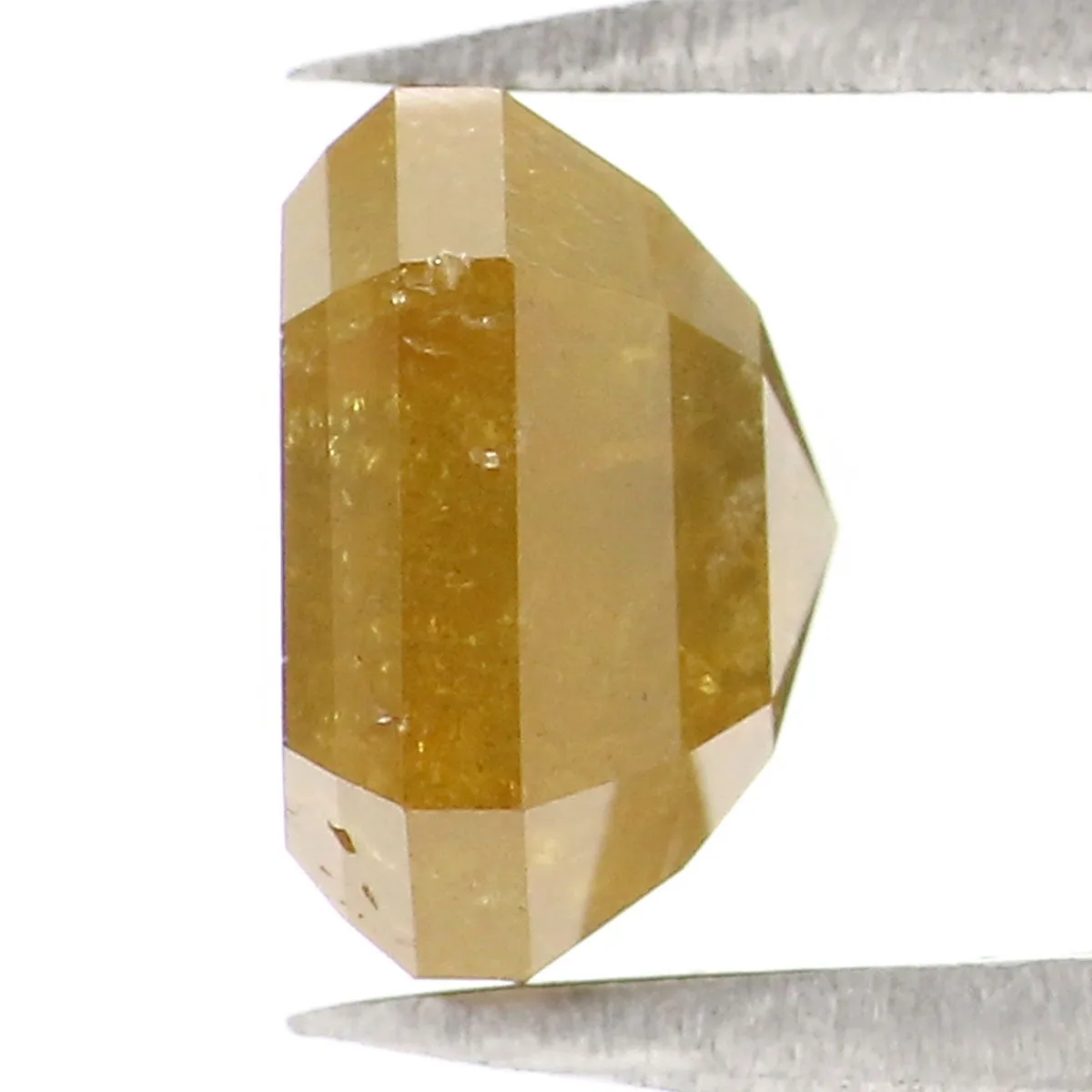 2.27 CT Natural Loose Radiant Shape Diamond Yellow Color Radiant Cut Diamond 7.00 MM Natural Loose Radiant Shape Rose Cut Diamon