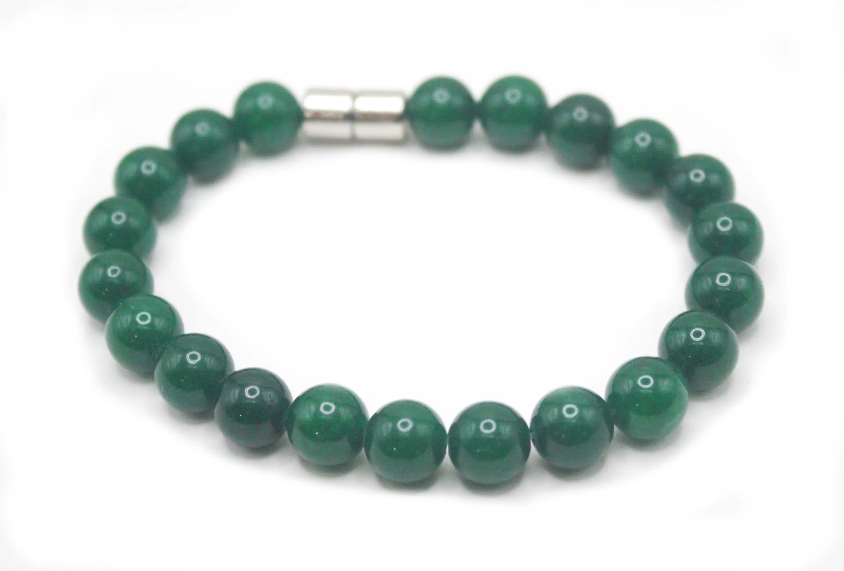 8mm Green jade Bracelet -