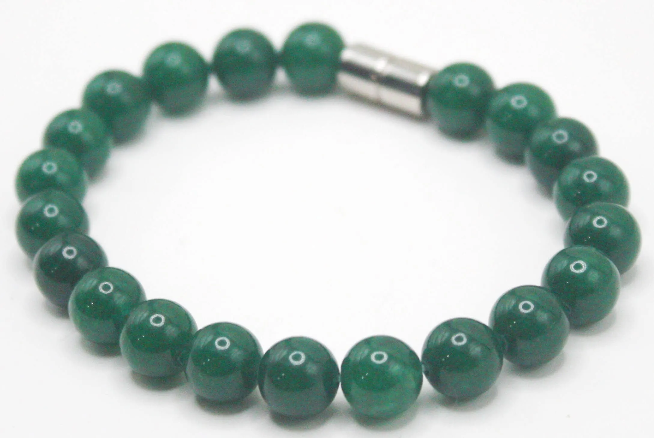 8mm Green jade Bracelet -