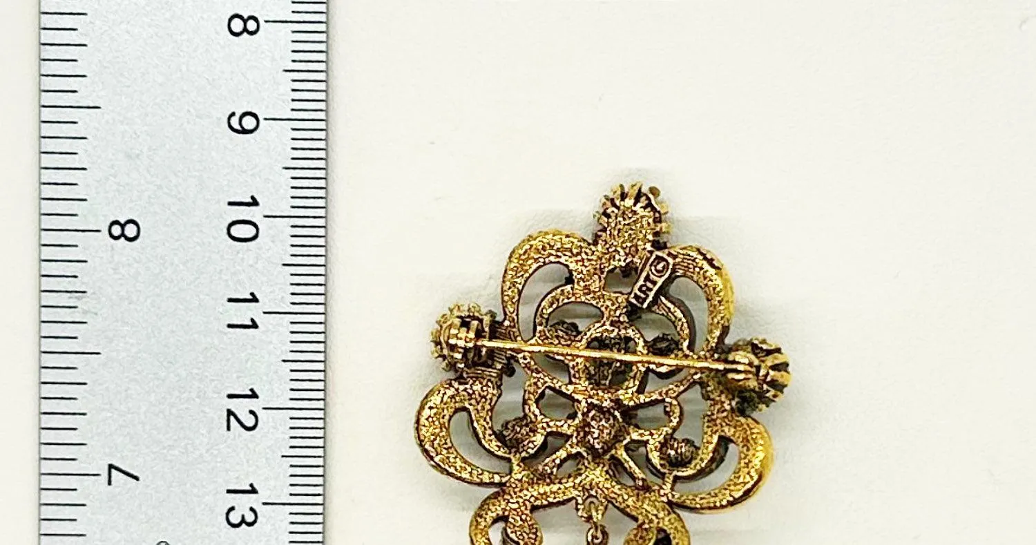 Absolutely Stunning Vintage Victorian Revival ART Brooch