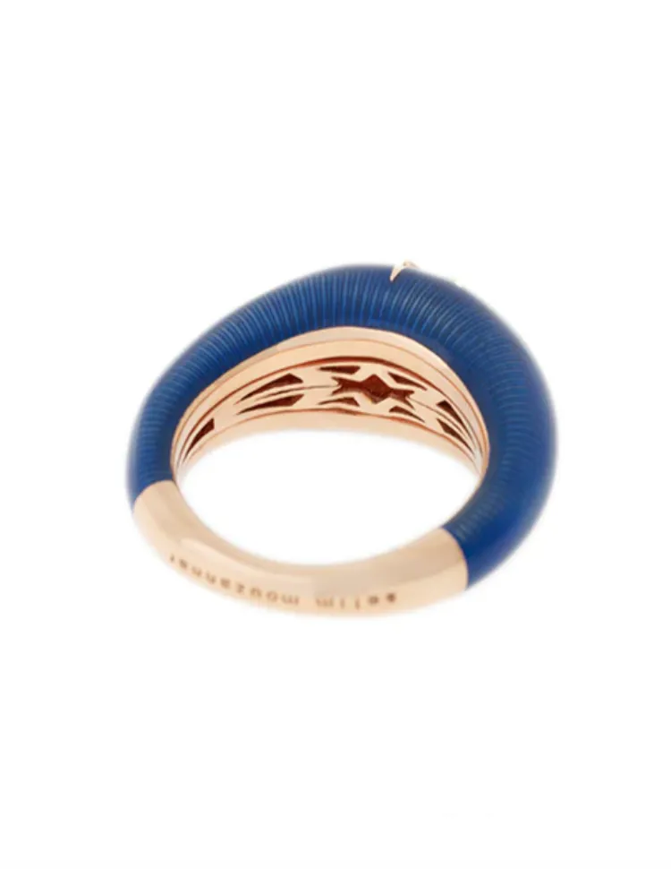 ADA NAVY BLUE RING DIAMONDS