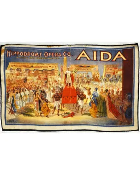 Aida Opera Poster Pocket Square