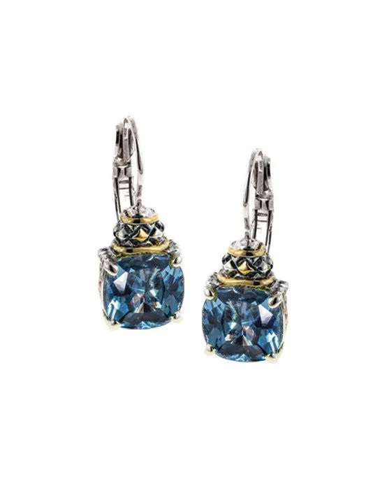 Anvil Square Cut French Wire Earrings by John Medeiros - Available in Multiple Colors