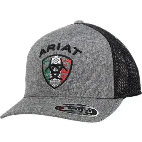 Ariat Mens Flexfit 110 Snapback Mexico Logo Grey