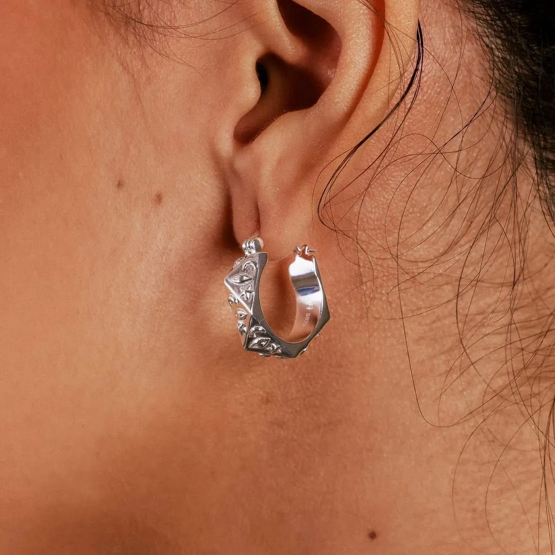 ASTROLOGY HOOP EARRING