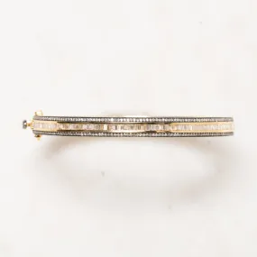 Baguette Diamond Bangle Pair