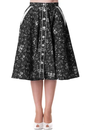 Bandana print 50's style skirt (with pockets) by Hell bunny