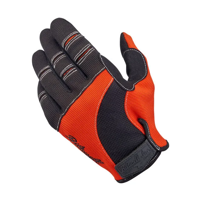 BILTWELL MOTO GLOVES ORANGE/BLACK