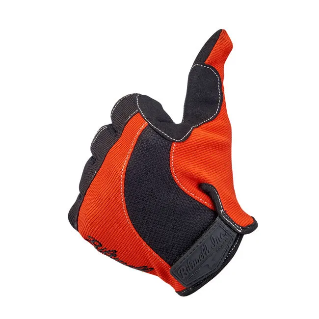 BILTWELL MOTO GLOVES ORANGE/BLACK