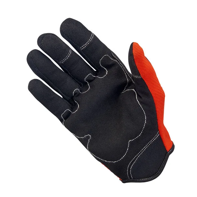 BILTWELL MOTO GLOVES ORANGE/BLACK