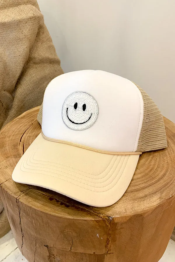 BK Smiley Patch Trucker Hat