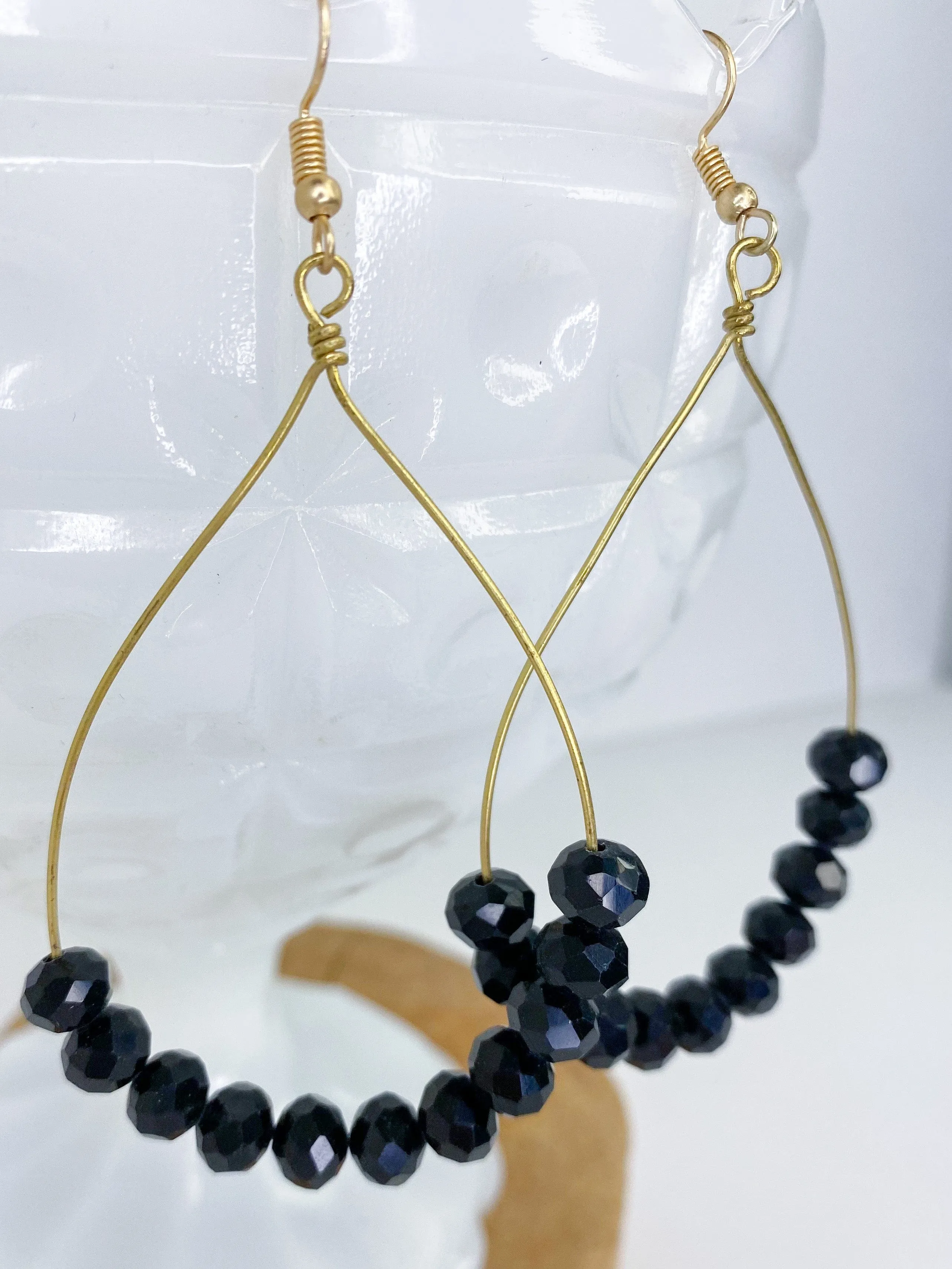 Black Gold Earring