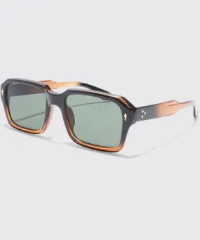 boohoo Mens Square Ombre Frame Sunglasses