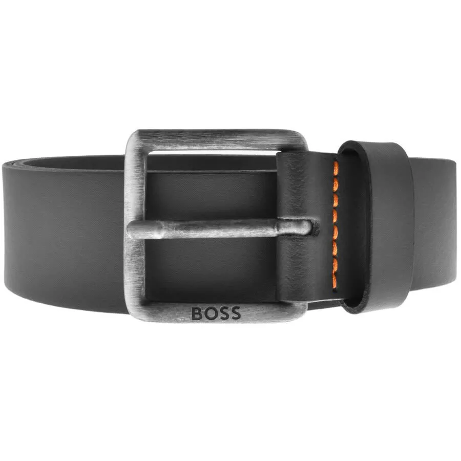 BOSS Leather Jeeko Belt Black