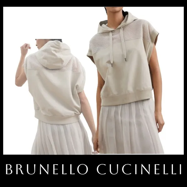 BRUNELLO CUCINELLI  |Sleeveless Plain Cotton Tanks & Camisoles