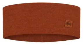 Buff Bandeau Merino Wide Headband SOLID Orange