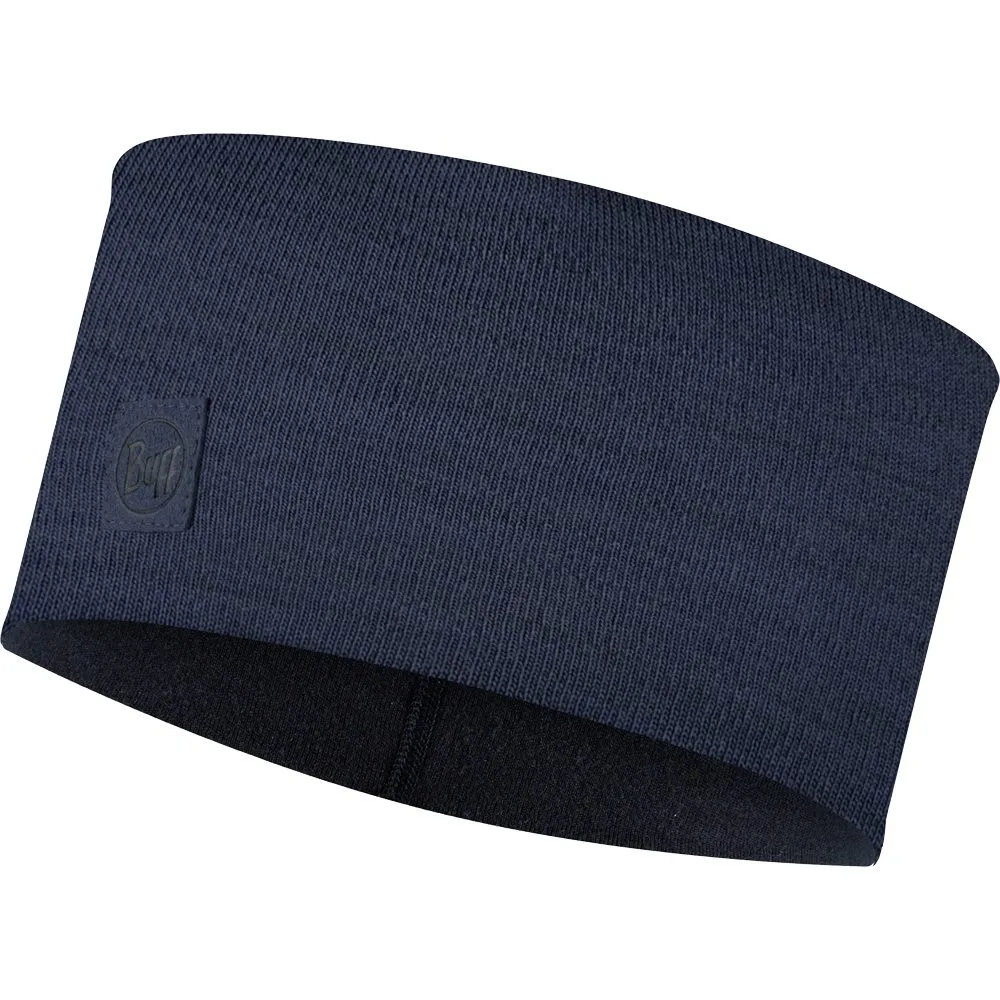 BUFF\u00ae - Merino Wide Headband solid night blue