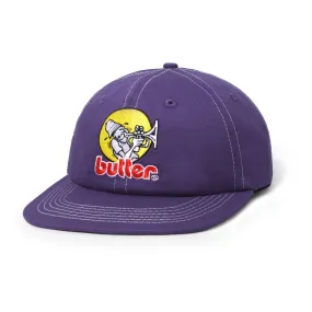 Butter Goods Brass 6 Panel Cap Washed Grape