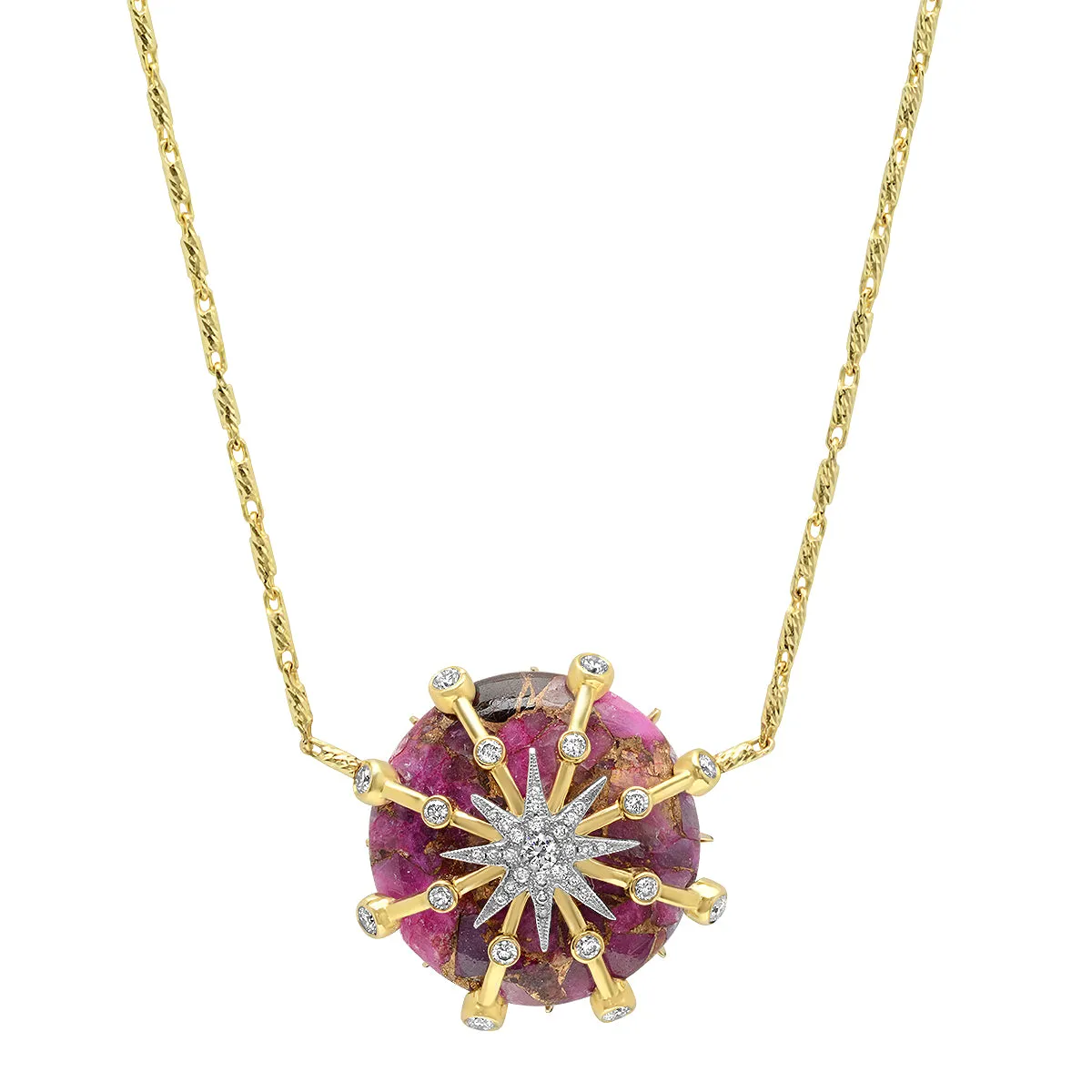 Caged Star Necklace - Three Colors