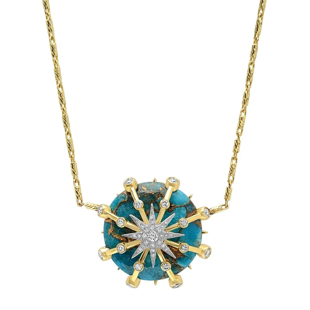 Caged Star Necklace - Three Colors