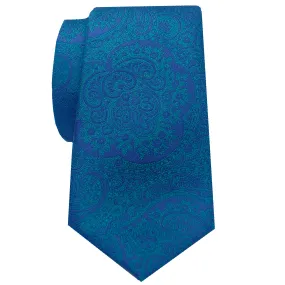 Canali Emerald Paisley Silk Tie