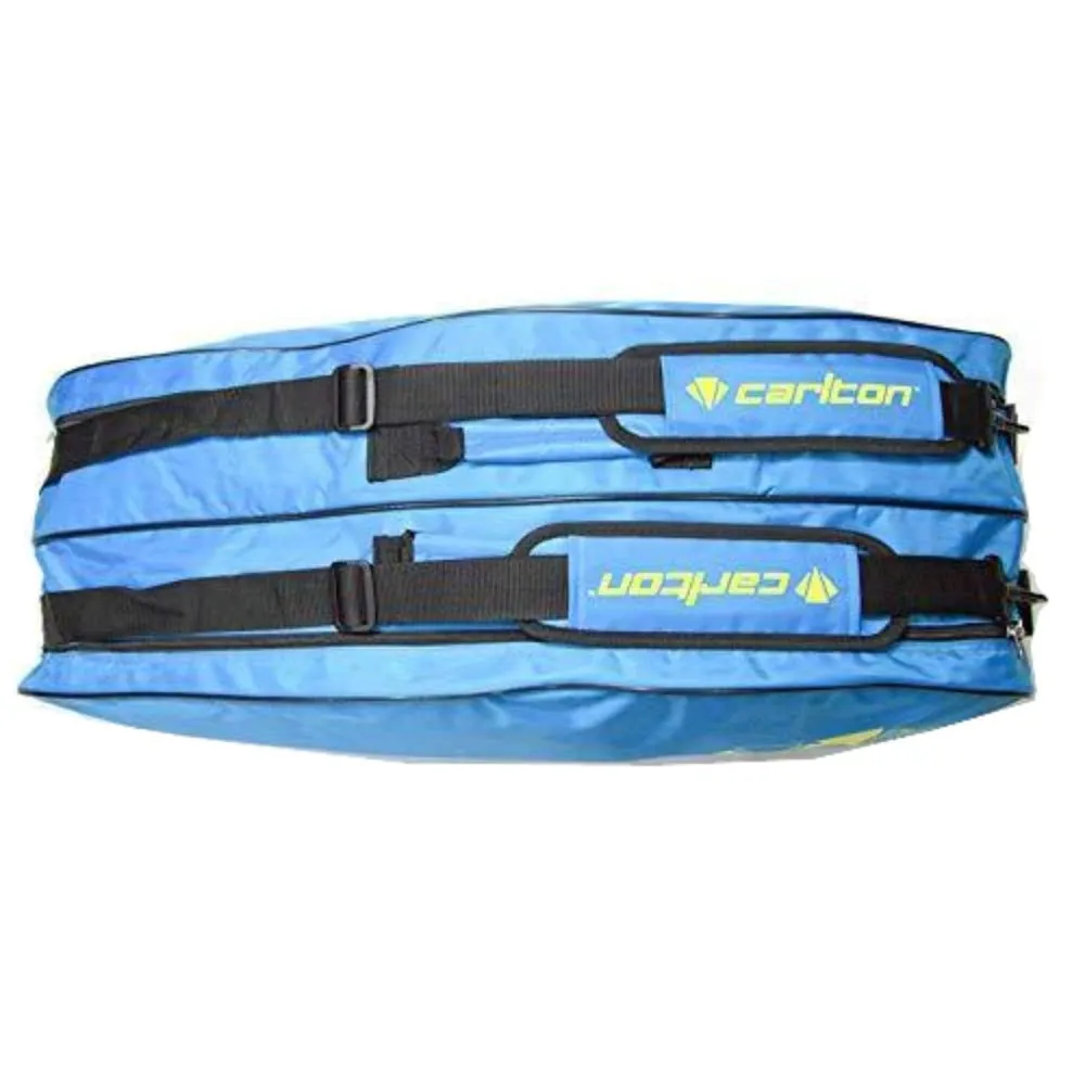 CARLTON Airblade 2 Compartment Badminton Kit Bag (Blue/Yellow)