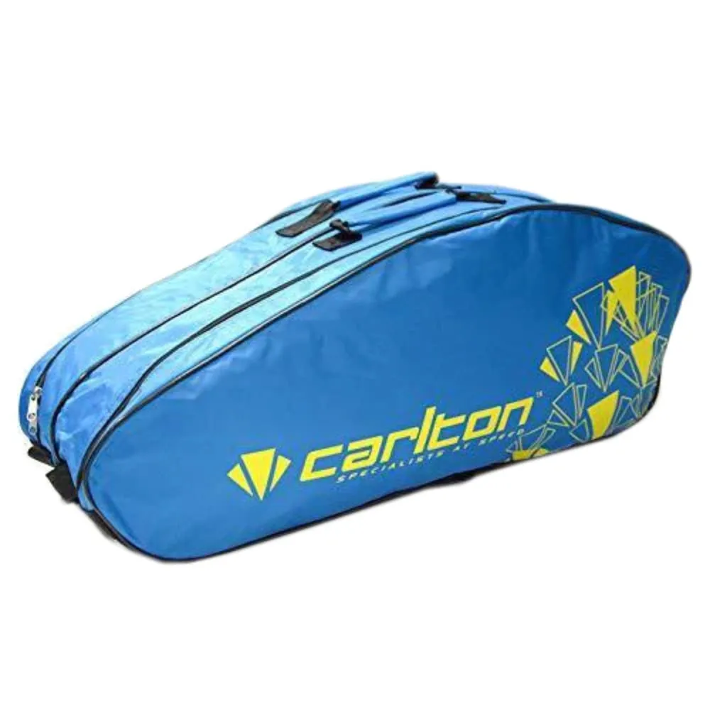 CARLTON Airblade 2 Compartment Badminton Kit Bag (Blue/Yellow)