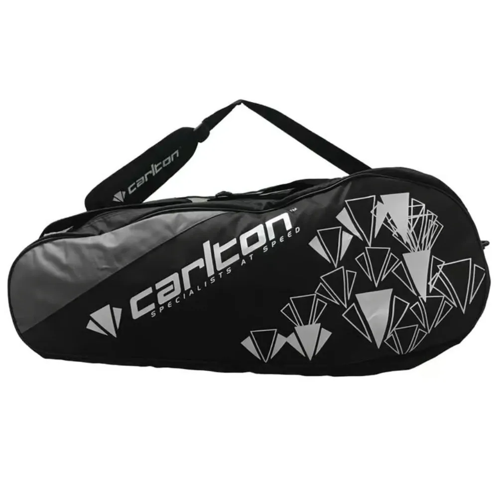 CARLTON Vapour Trail 2 Compartmet Badminton Kit Bag (Black)