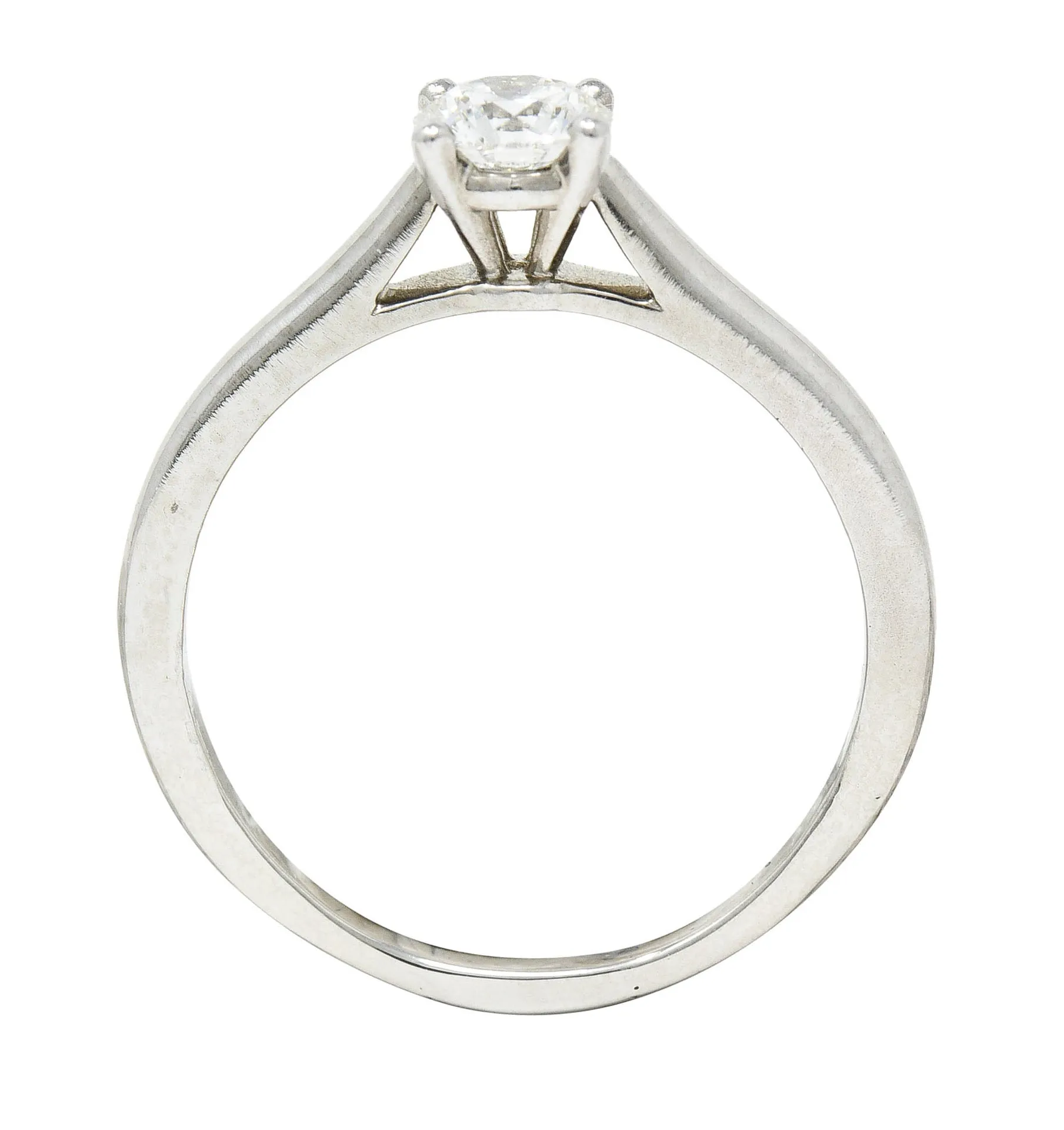 Cartier 0.53 CTW Diamond Platinum Engagement Ring GIA