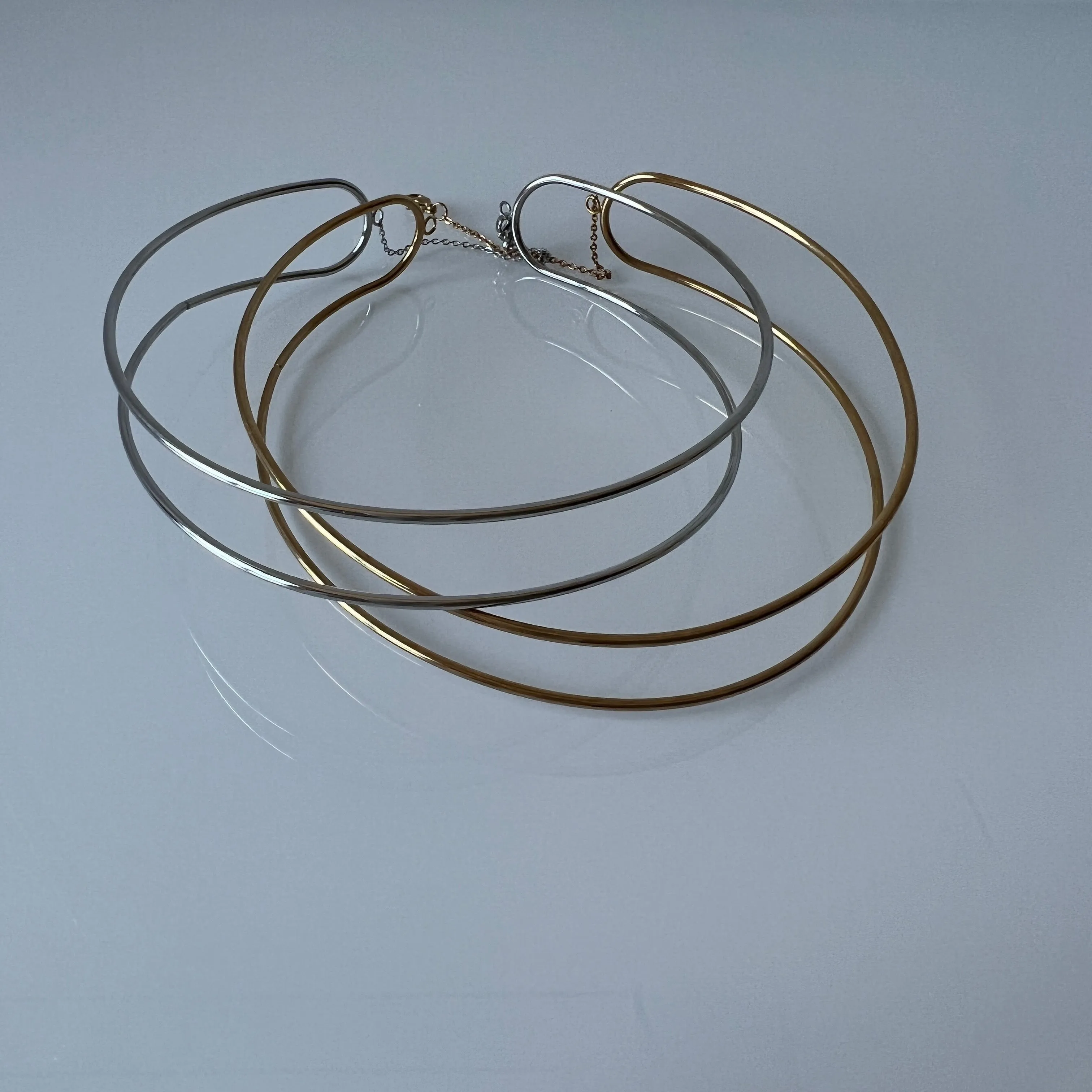 Chocker DOUBLE PLATEADO