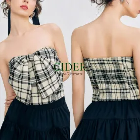 Cider  |Tartan Sleeveless Tanks & Camisoles