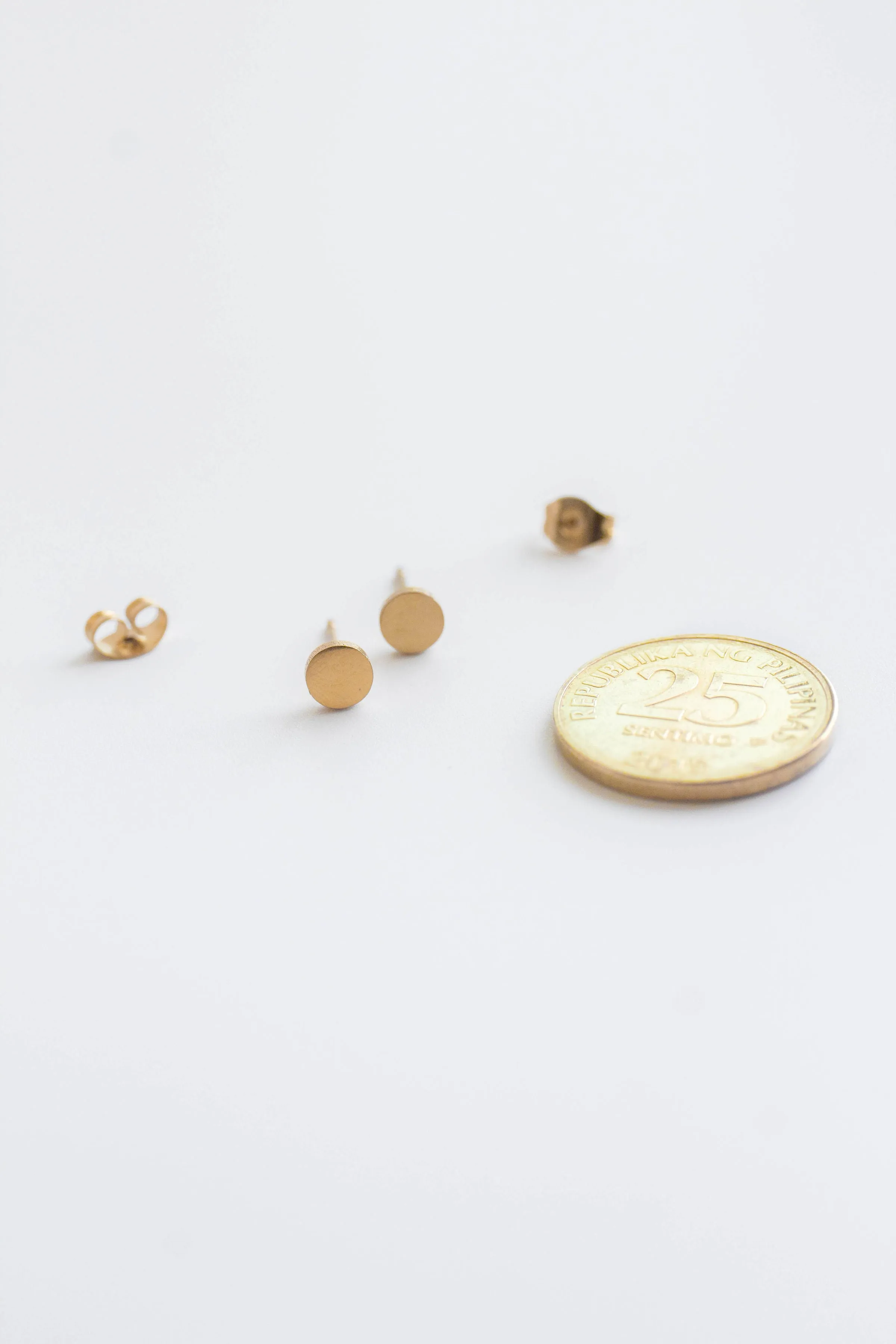 Circle Stud Earrings